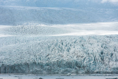 Scenic view of glacier 