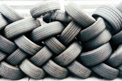 Stacks of tires