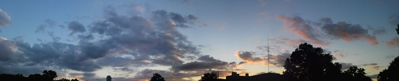 Low angle view of cloudy sky