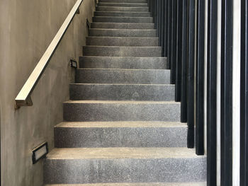 Low angle view of staircase in building