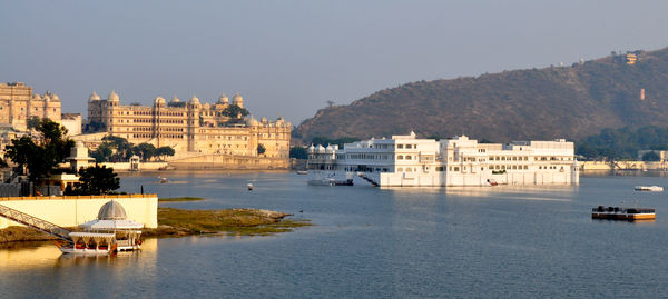 View of buildings at waterfront