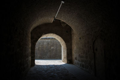 Tunnel at kuressaare episcopal castle