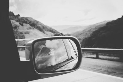 Road passing through mountains