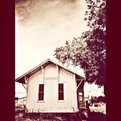 Houses against sky