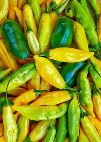 Full frame shot of vegetables for sale in market