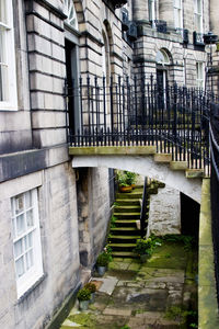 Staircase of old building