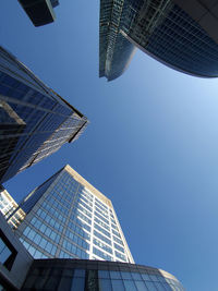 Low angle view of modern building