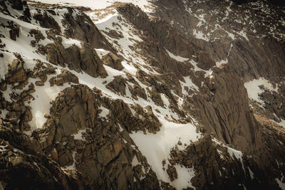 Scenic view of snow covered mountain