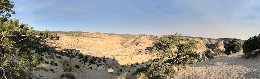 Panoramic view of landscape against sky