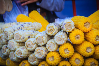 Close-up of fruits for sale in market