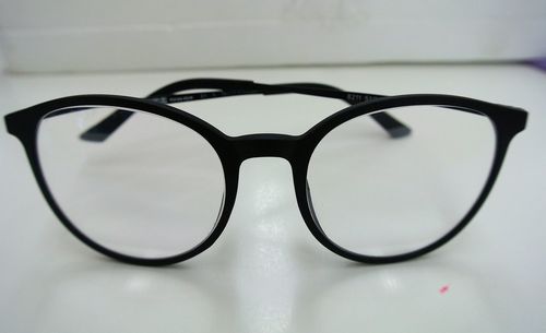 Close-up of eyeglasses on table