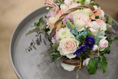 Close-up of rose bouquet