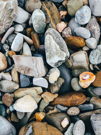 Full frame shot of stones