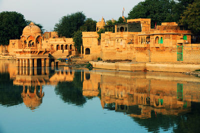 River with buildings in background