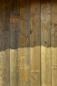 Full frame shot of wooden wall