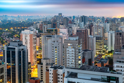 Modern buildings in city