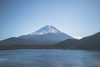 Fuji five lakes at yamanashi, japan