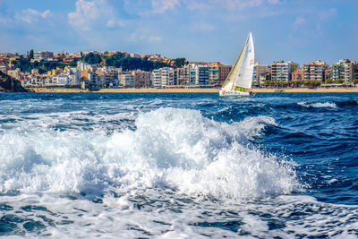 View of city at waterfront