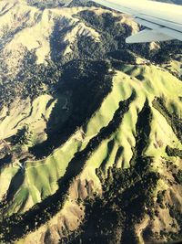 Aerial view of rural landscape