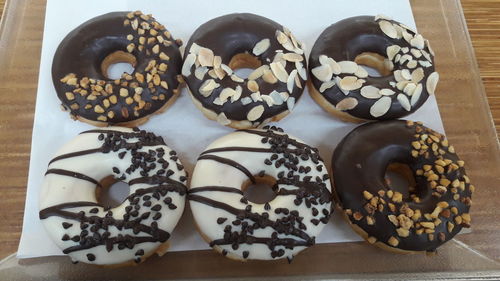 Close-up of dessert on table