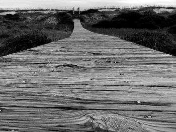 Boardwalk leading towards water