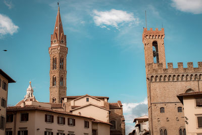 Low angle view of building against sky