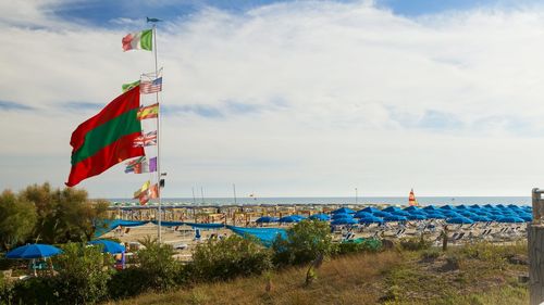 Marina di pietrasanta coast view