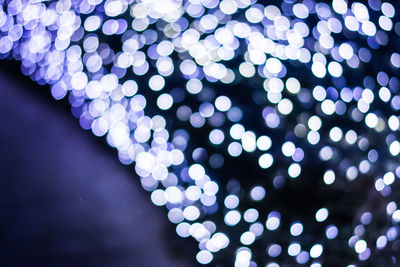 Defocused image of christmas lights