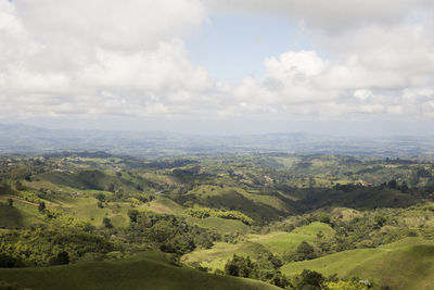 Scenic view of landscape against sky