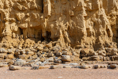 View of rock formation