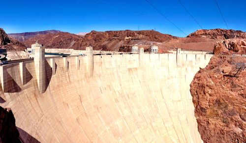 View of dam against sky