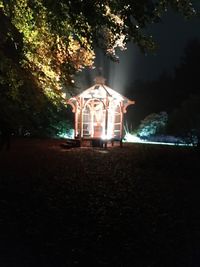 Built structure with trees in background
