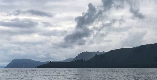 Panoramic view of sea against sky