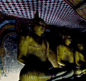 Close-up of buddha statue