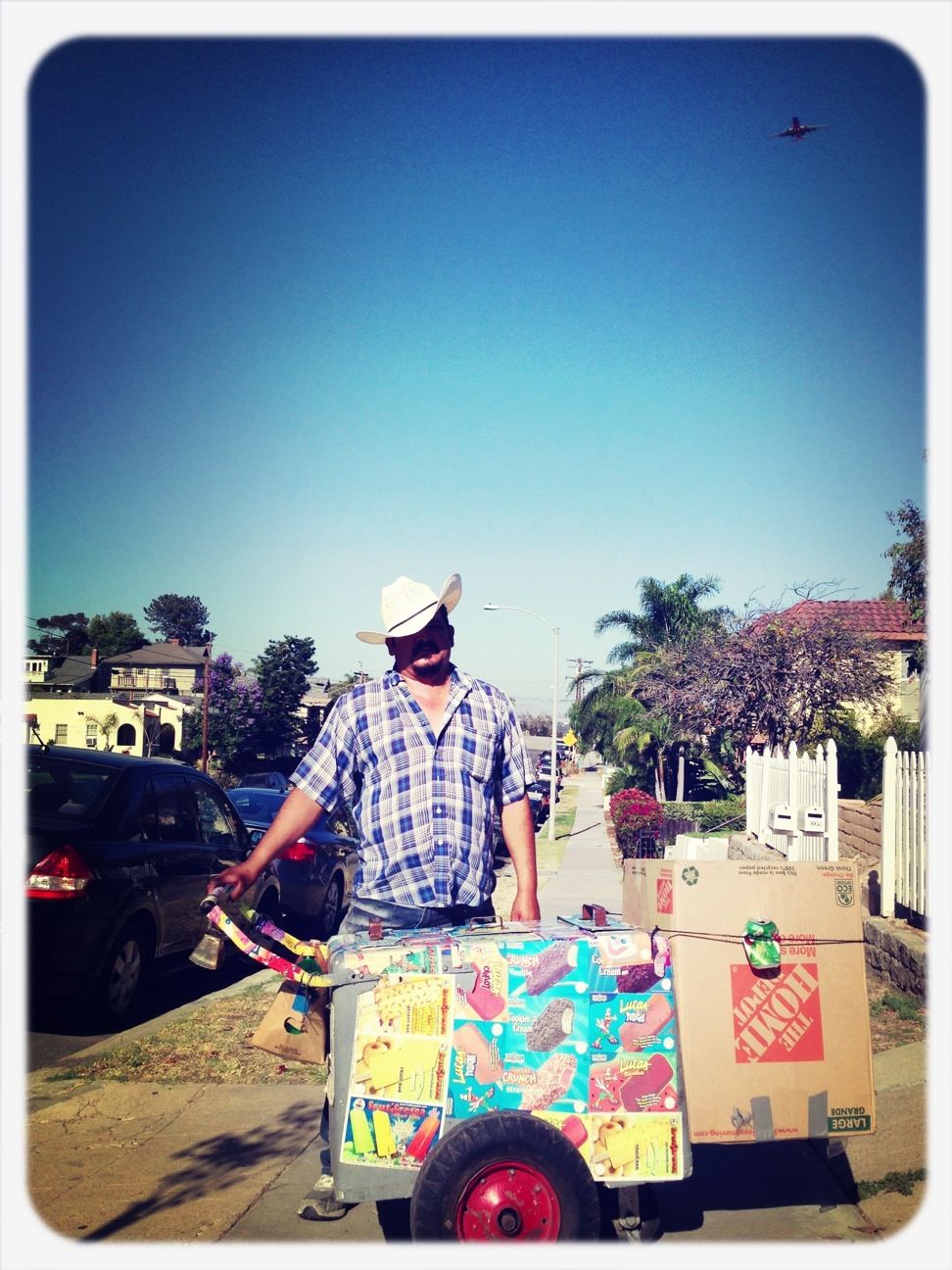 Horchata popsicle man