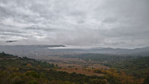 Scenic view of landscape against sky