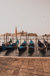 Boats in sea