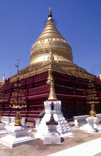 Low angle view of temple