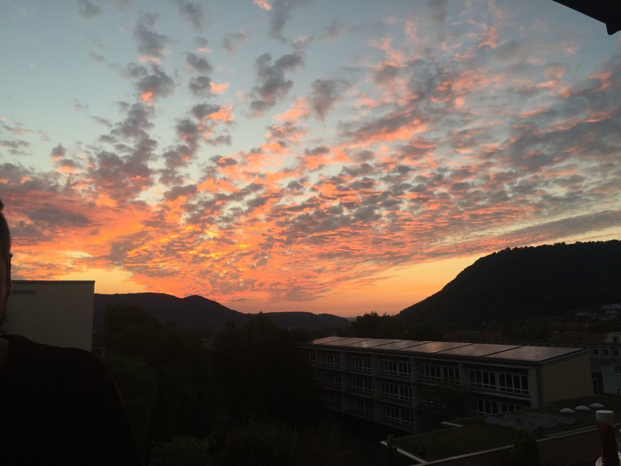 sunset, architecture, sky, built structure, building exterior, cloud - sky, residential building, house, no people, nature, city, outdoors, beauty in nature, cityscape, day