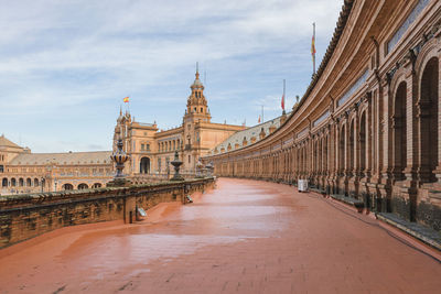 View of historic building against sky