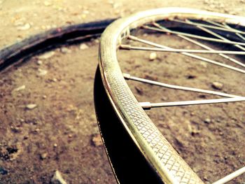 Close-up of wheel