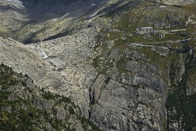 Scenic view of rocky mountains