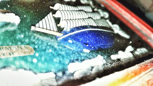 Close-up of object on the wall