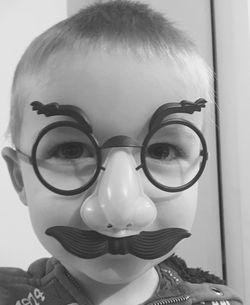 Close-up portrait of man