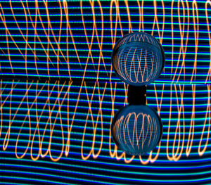Low angle view of electric fan