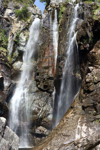View of waterfall