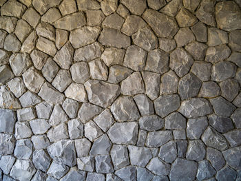 Full frame shot of stone wall