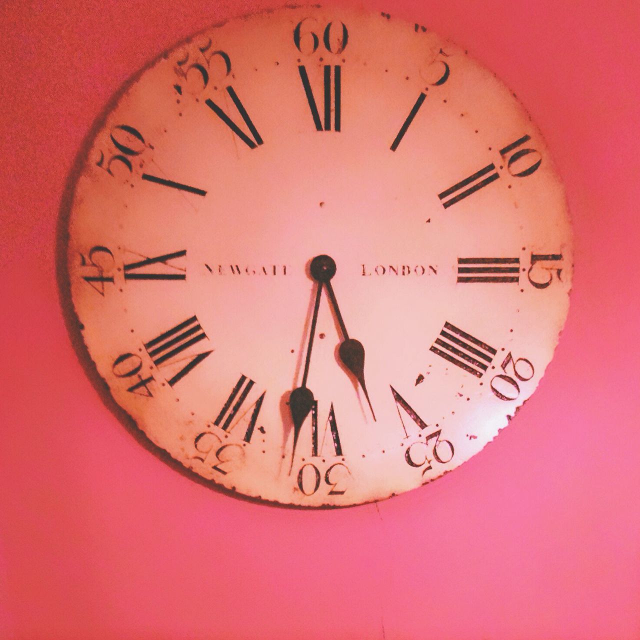 communication, text, number, clock, time, indoors, close-up, western script, accuracy, wall clock, clock face, instrument of time, minute hand, single object, still life, technology, metal, no people, old-fashioned, studio shot