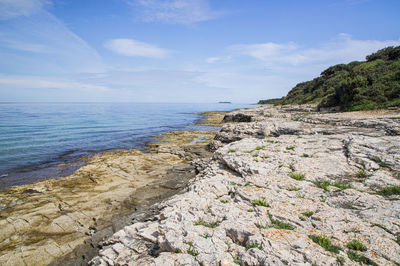View along the istrian coast