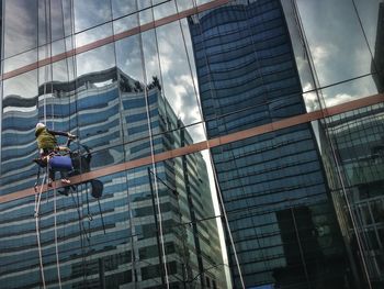 Low angle view of office building